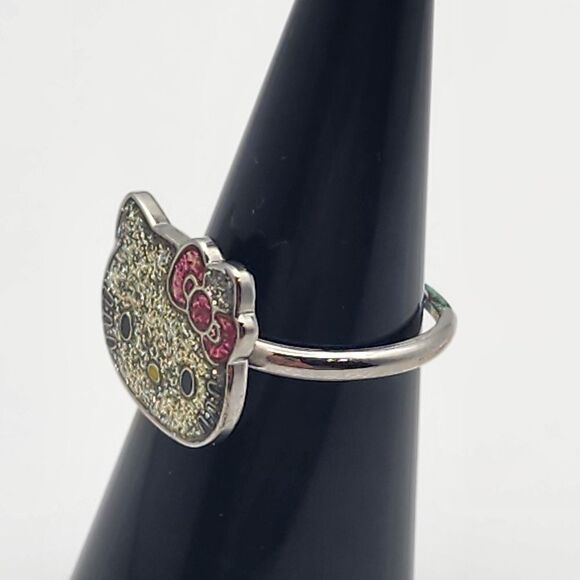 Sanrio Hello Kitty Sparkly Adjustable Ring - Picture 3 of 9